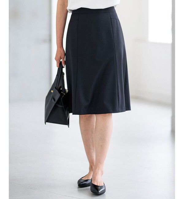 23区「【セットアップ対応/新色追加】ラフィーネウール フレアスカート」|スカート|ﾈｲﾋﾞｰｽ