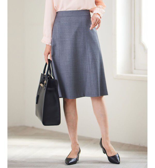 23区「【セットアップ対応/新色追加】ラフィーネウール フレアスカート」|スカート|ｸﾞﾚｰﾐﾆ