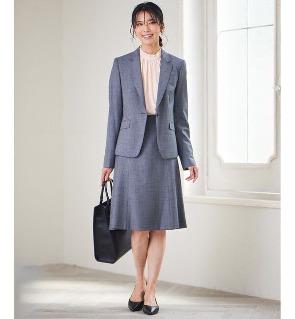 23区「【セットアップ対応/新色追加】ラフィーネウール フレアスカート」|スカート|