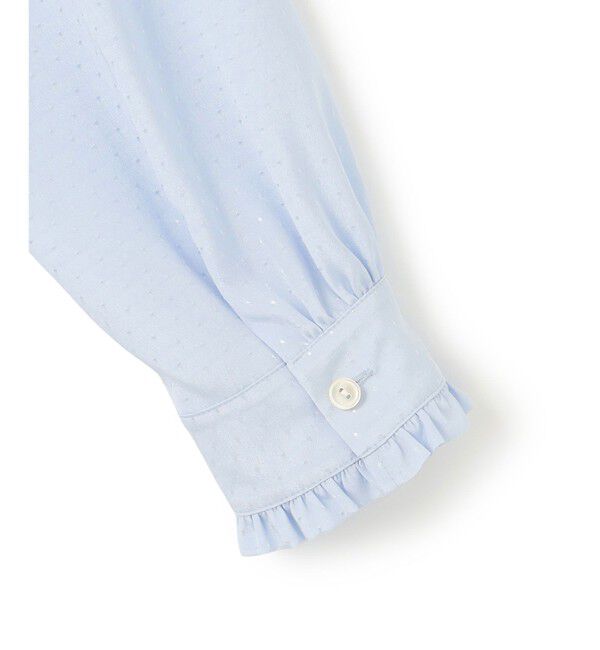 23区「【洗える】ドットドビーデシン ブラウス」|シャツ・ブラウス|