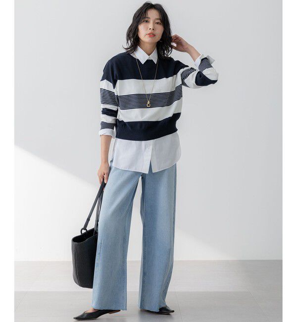 23区「【CLASSY.5月号掲載/洗える】CANCLINI ベーシック シャツ」|シャツ・ブラウス|