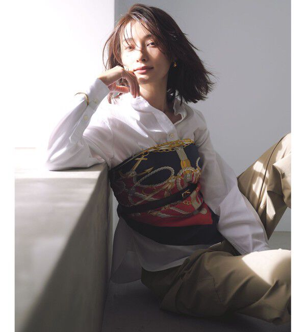 23区「【CLASSY.5月号掲載/洗える】CANCLINI ベーシック シャツ」|シャツ・ブラウス|