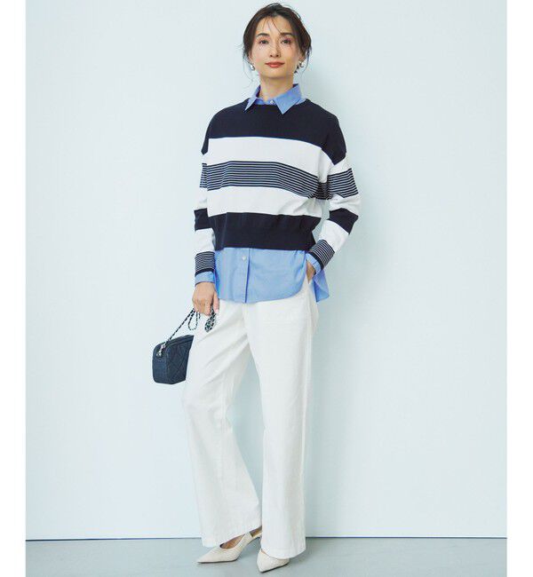 23区「【CLASSY.5月号掲載/洗える】CANCLINI ベーシック シャツ」|シャツ・ブラウス|