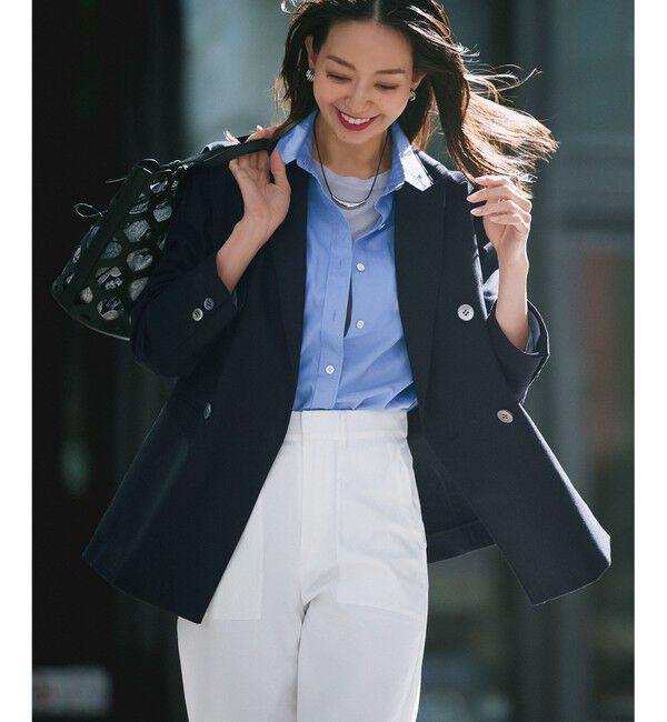 23区「【CLASSY.5月号掲載/洗える】CANCLINI ベーシック シャツ」|シャツ・ブラウス|