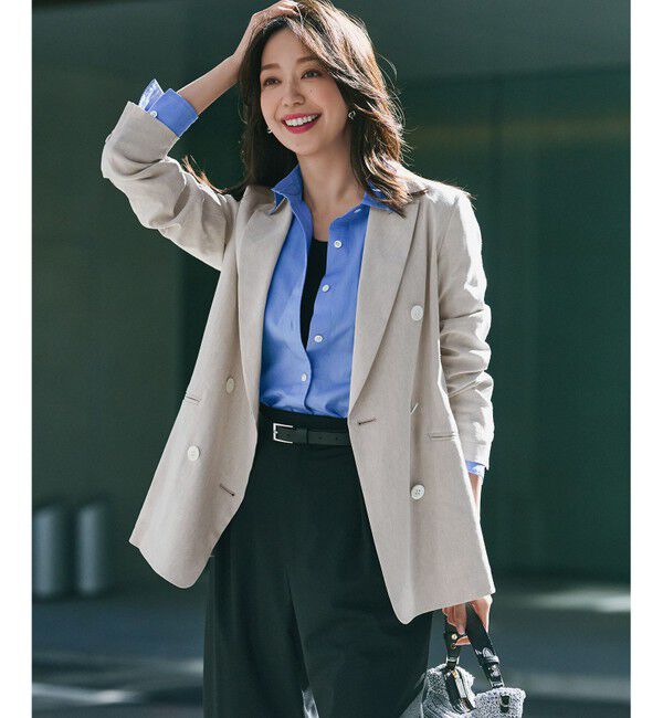 23区「【CLASSY.5月号掲載/洗える】CANCLINI ベーシック シャツ」|シャツ・ブラウス|