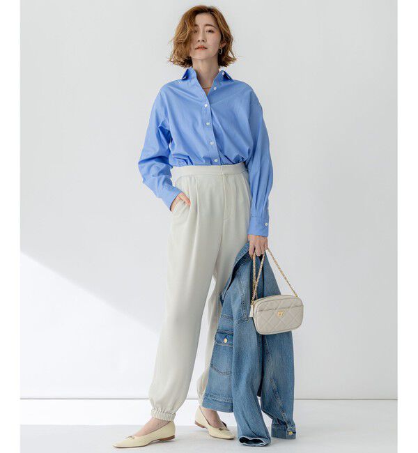 23区「【CLASSY.5月号掲載/洗える】CANCLINI ベーシック シャツ」|シャツ・ブラウス|