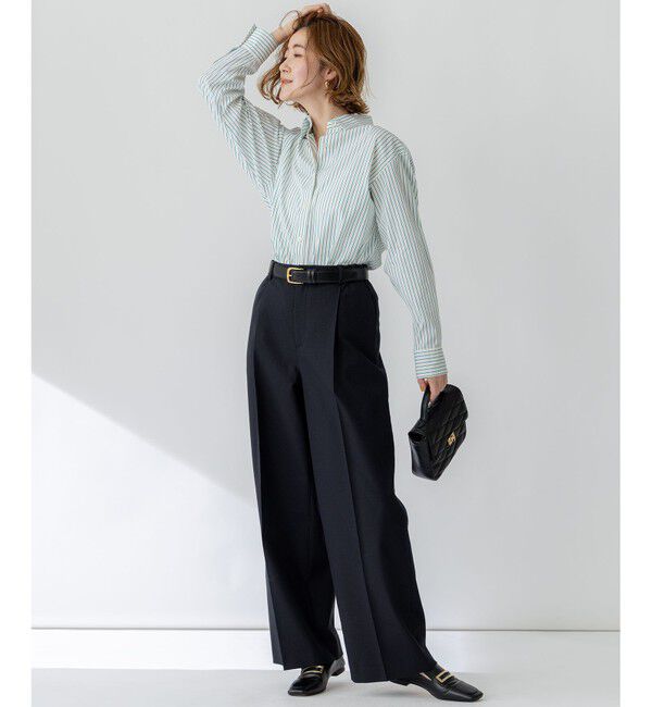 23区「【CLASSY.5月号掲載/洗える】CANCLINI ベーシック シャツ」|シャツ・ブラウス|