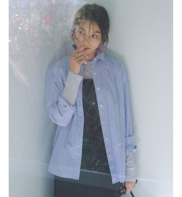 23区「【CLASSY.5月号掲載/洗える】CANCLINI ベーシック シャツ」|シャツ・ブラウス|ﾌﾞﾙｰ&times;ｲｴ