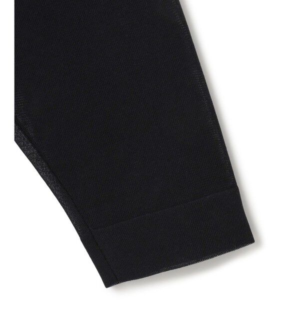 23区「【洗える】シアー ダブルブレスト ニット ジャケット」|テーラードジャケット|