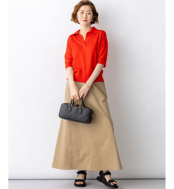 23区「【WEB&一部店舗限定カラーあり】ストレッチギャバ チノ スカート」|スカート|