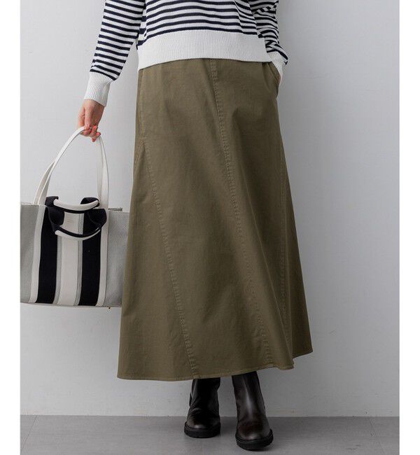 23区「【WEB&一部店舗限定カラーあり】ストレッチギャバ チノ スカート」|スカート|[WEB&一部店舗限