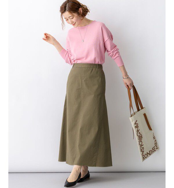23区「【WEB&一部店舗限定カラーあり】ストレッチギャバ チノ スカート」|スカート|