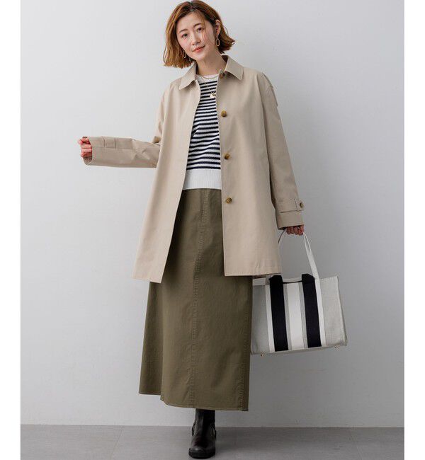 23区「【WEB&一部店舗限定カラーあり】ストレッチギャバ チノ スカート」|スカート|