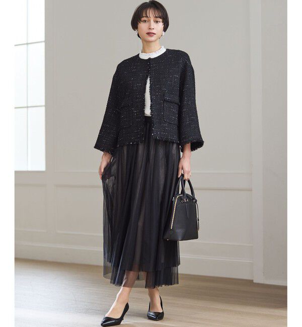 23区「【VERY掲載】バックサテンアムンゼン フリルデザインシャツ」|シャツ・ブラウス|