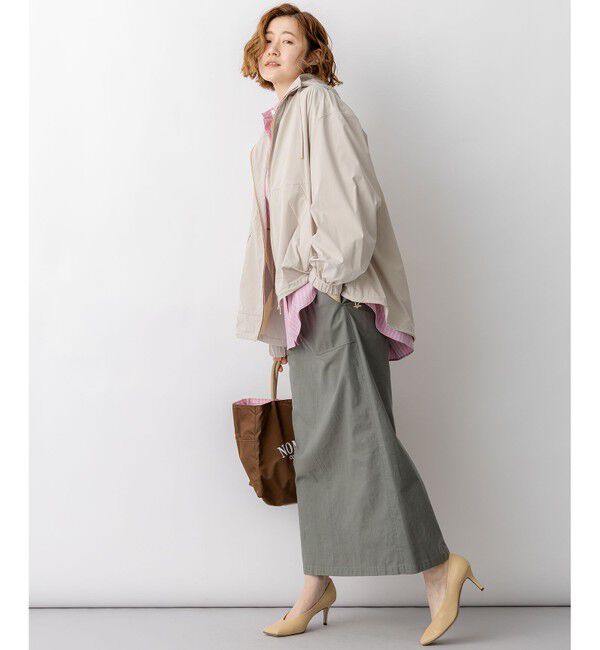 23区「スラブツイルストレッチ Iライン スカート」|スカート|