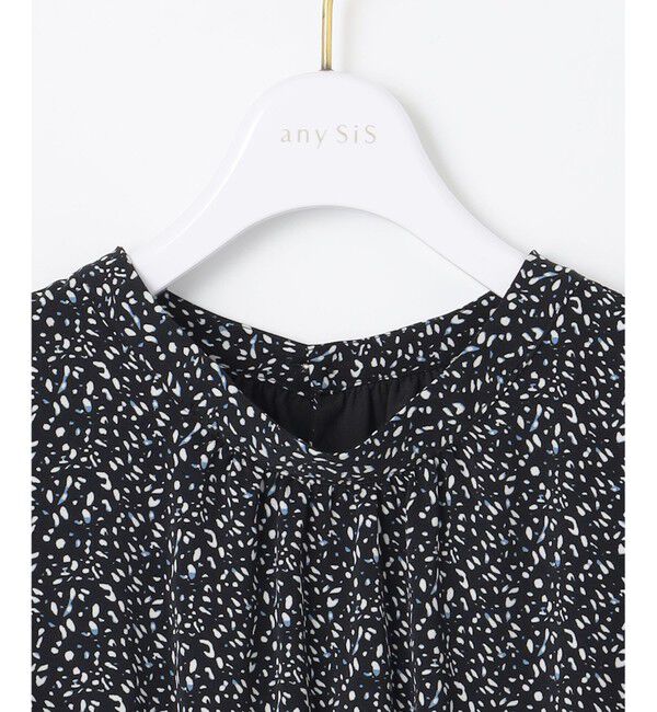 any SiS「【洗える】フラワープリントワンピース &times; ニットベスト セット」|スーツ|