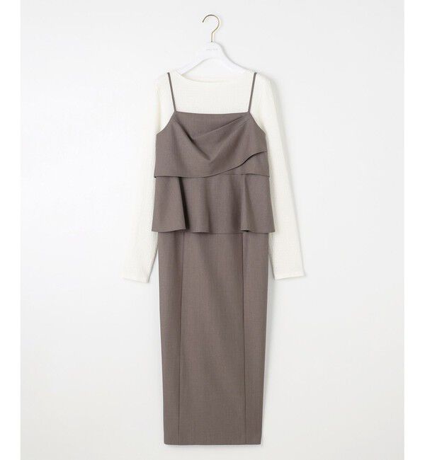 ANY SIS「ビスチェワンピース &times; カットソー セット」|スーツ|