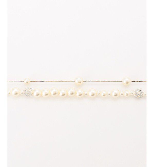 ANY SIS「ロンデルパール調ステーション ネックレス」|ネックレス|