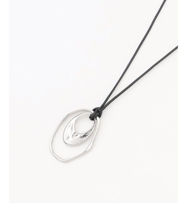 ANY SIS「オーバルコード ネックレス」|ネックレス|シルバー