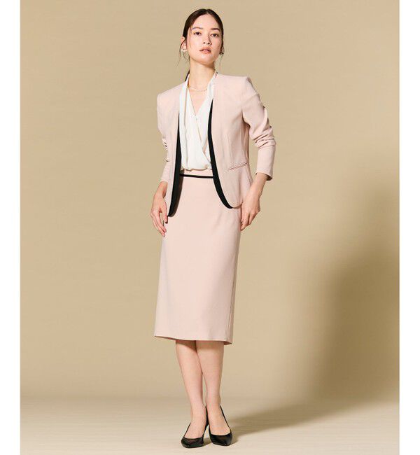 BEIGE,「OLIVE / カシュクールフレンチスリーブブラウス」|シャツ・ブラウス|