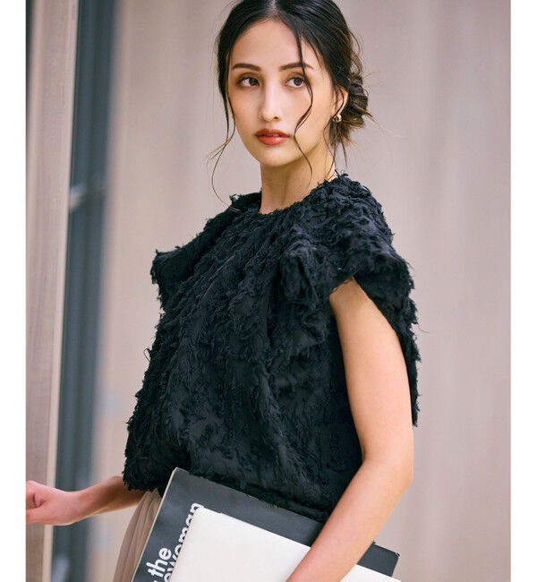 BEIGE,「FRANCETTE / ジャガードトップス」|シャツ・ブラウス|