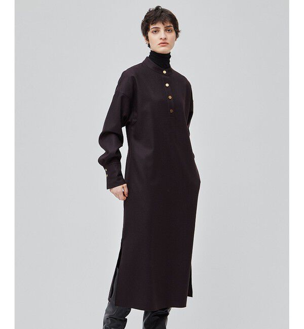 BEIGE,「TERNES / ドルマンスリーブウールワンピース」|ワンピース|Bordeaux