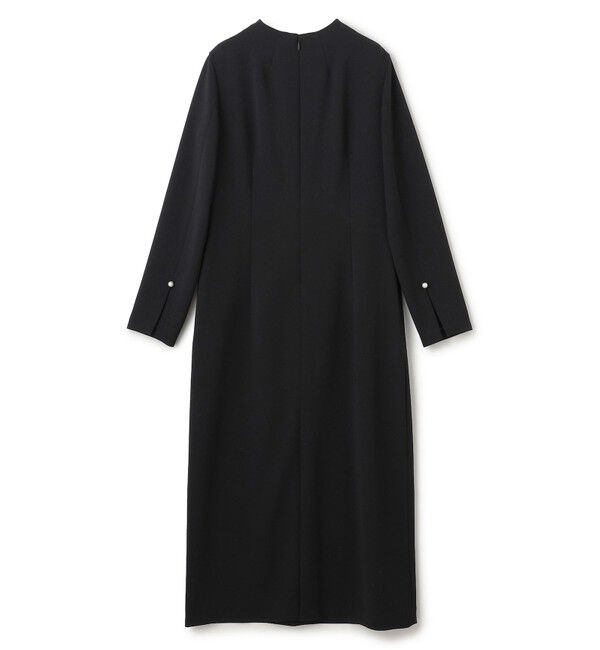 BEIGE,「【洗える】KALMIA / クルーネックIラインロングドレス」|ワンピース|