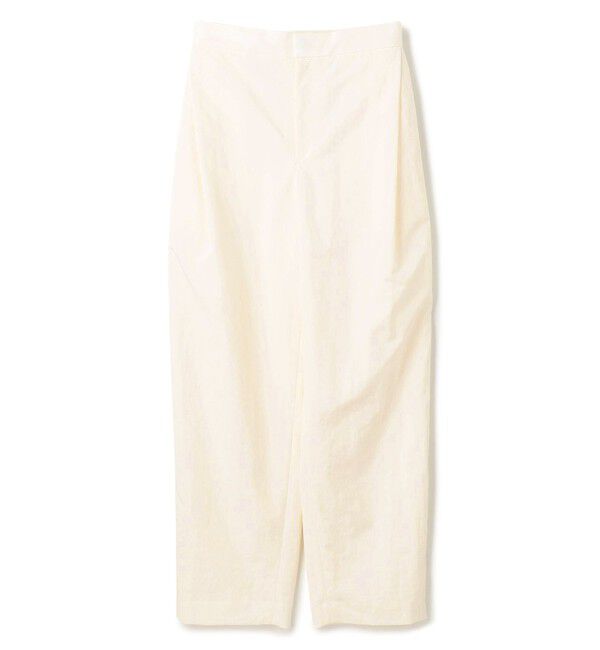 BEIGE,「【洗える】CROCUS / カービーシルエットタックパンツ」|その他|