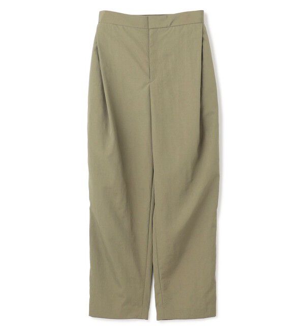 BEIGE,「【洗える】CROCUS / カービーシルエットタックパンツ」|その他|
