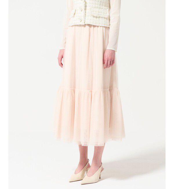 GRACE CONTINENTAL「ツイル2WAY スカート」|フレア|