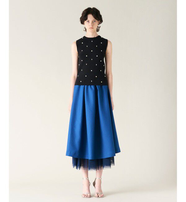 GRACE CONTINENTAL「ツイル2WAY スカート」|フレア|