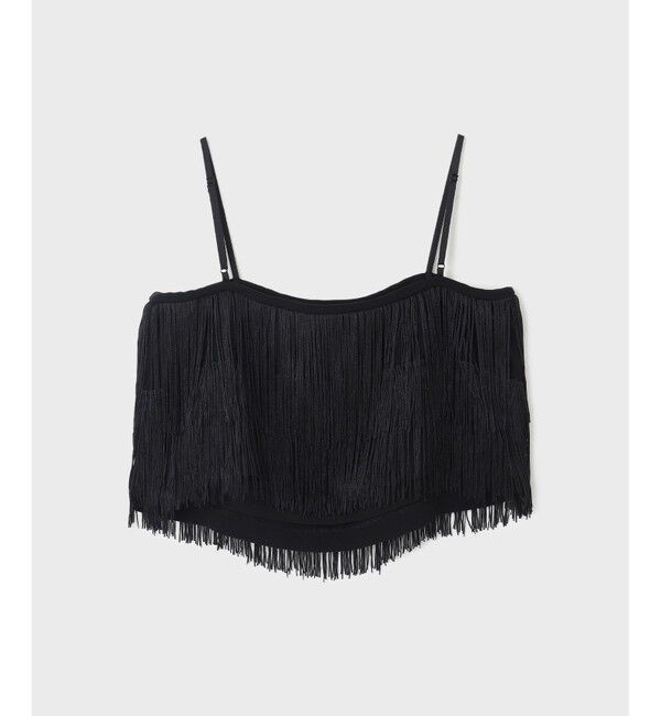 GRACE CONTINENTAL「フリンジトップ」|キャミソール|