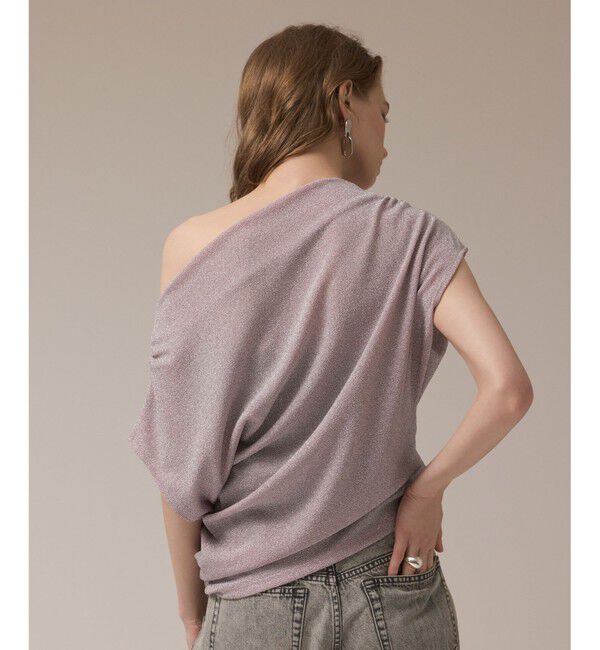 Diagram「ラメドレープカットトップ」|Tシャツ・カットソー|