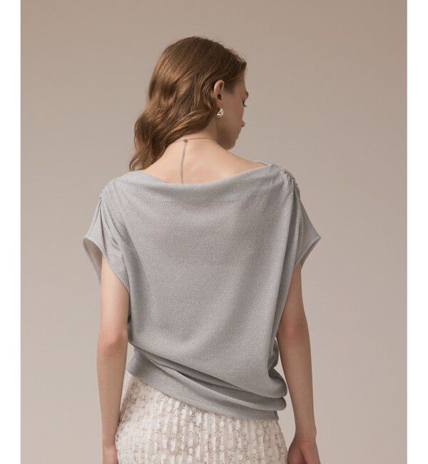 Diagram「ラメドレープカットトップ」|Tシャツ・カットソー|