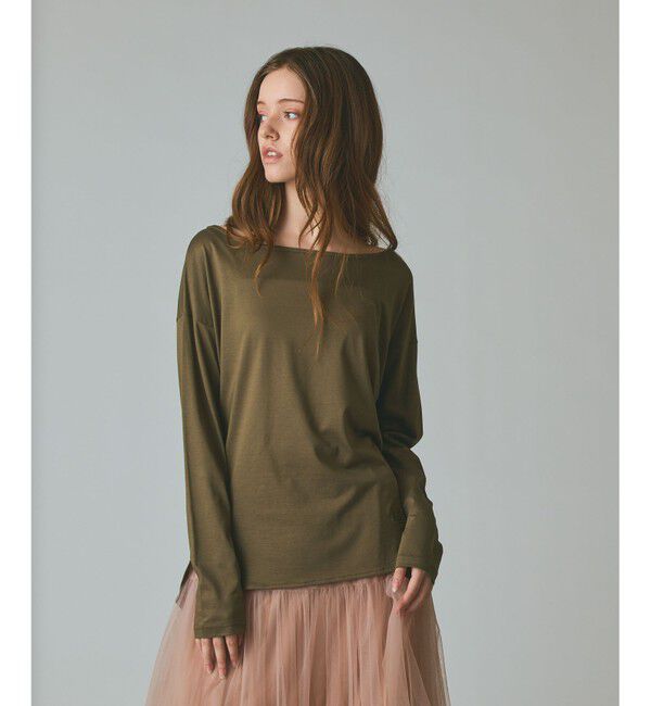 Grace Class「天竺ドルマントップ」|Tシャツ・カットソー|