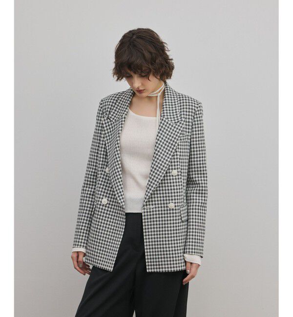 Diagram「ギンガムダブルジャケット」|テーラードジャケット|