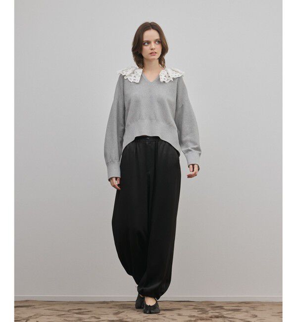 Diagram「レースカラーニットトップ」|ニット・セーター|