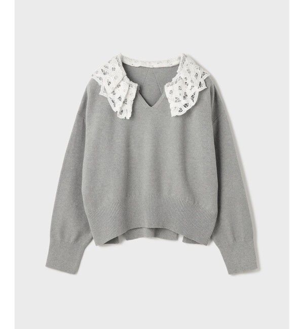 Diagram「レースカラーニットトップ」|ニット・セーター|