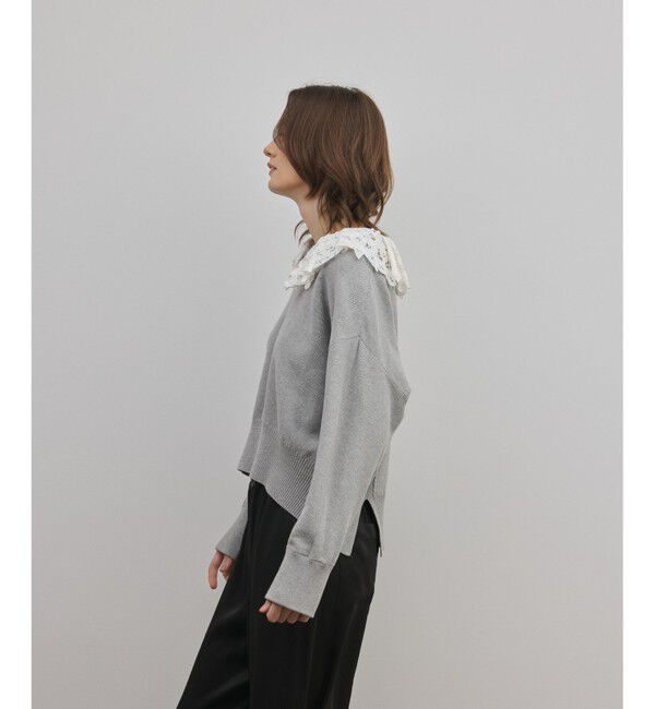 Diagram「レースカラーニットトップ」|ニット・セーター|