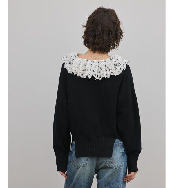 Diagram「レースカラーニットトップ」|ニット・セーター|