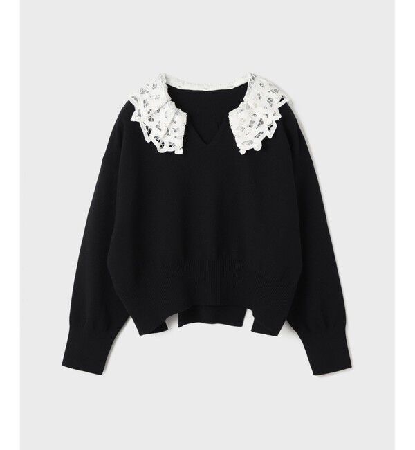 Diagram「レースカラーニットトップ」|ニット・セーター|