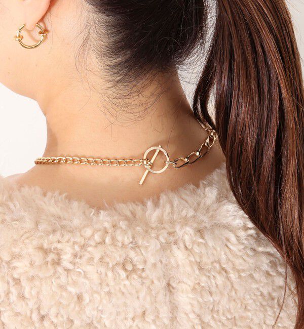 NOLLEY'S「【grace grace/グラスグラス】コンビチェーンネックレス(Big)」|ネックレス|