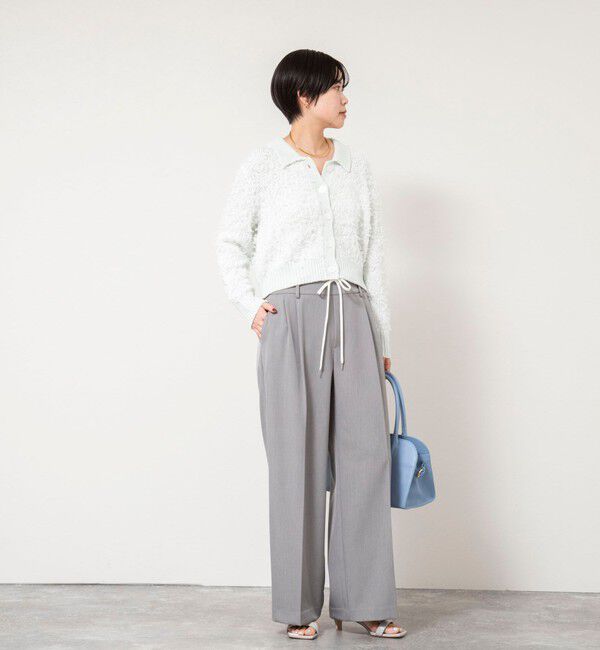 NOLLEY'S sophi「ウォッシャブルWウエストワイドパンツ」|その他|