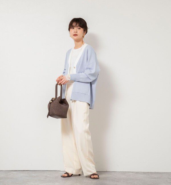 NOLLEY'S sophi「《セットアップ対応》ウォッシャブルスラブオックスタックワイドパンツ」|その他|