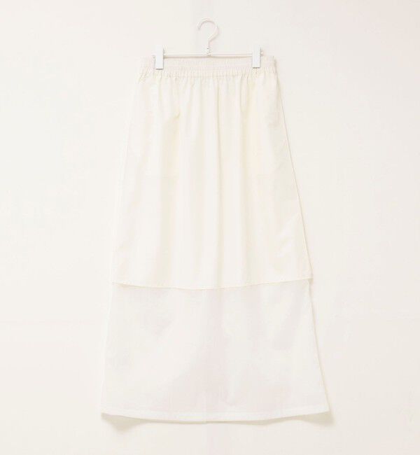 MAQWEL「《セットアップ対応》【MAQWEL/マクウェル】ウォッシャブルシアースカート」|スカート|