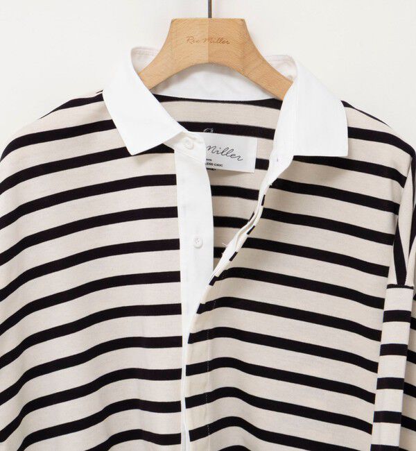 Rie Miller「ウォッシャブルBIGシルエットラガーシャツ」|Tシャツ・カットソー|