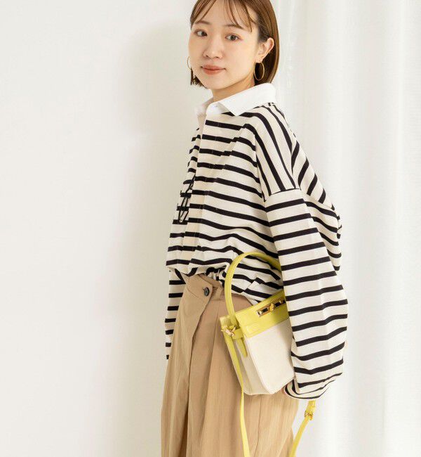 Rie Miller「ウォッシャブルBIGシルエットラガーシャツ」|Tシャツ・カットソー|