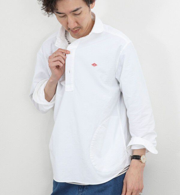 NOLLEY'S goodman「【DANTON/ダントン】DT-B0282SOX ROUND COLLAR P.O SHIRT LS 26SS」|シャツ・ブラウス|