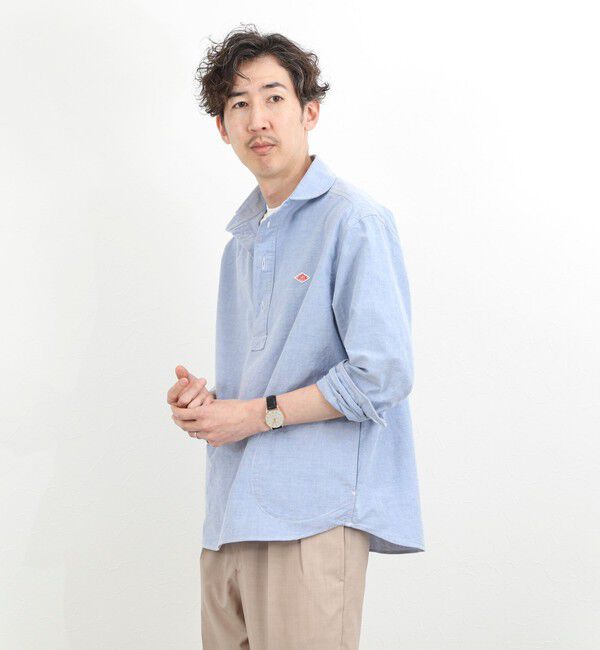 NOLLEY'S goodman「【DANTON/ダントン】DT-B0282SOX ROUND COLLAR P.O SHIRT LS 26SS」|シャツ・ブラウス|