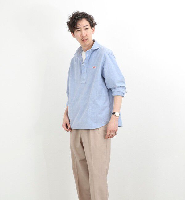 NOLLEY'S goodman「【DANTON/ダントン】DT-B0282SOX ROUND COLLAR P.O SHIRT LS 26SS」|シャツ・ブラウス|